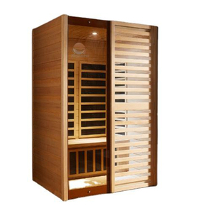 Sauna de Alta Calidad de Madera de Hemlock, Sauna Interior de Vapor Seco para 2 Personas en Venta - Product Image 4