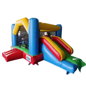 <span class=keywords><strong>Château</strong></span> gonflable commercial d'extérieur en PVC avec toboggan pour enfants, idéal pour fêtes et mariages, à vendre - Product Image 2