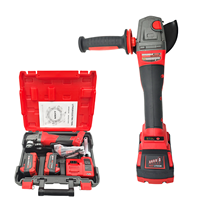 Vente chaude 18V batterie sans fil de qualité industrielle/bricolage 21V 230M Type de commutateur à palette sans brosse 125mm disque meuleuse d'angle électrique