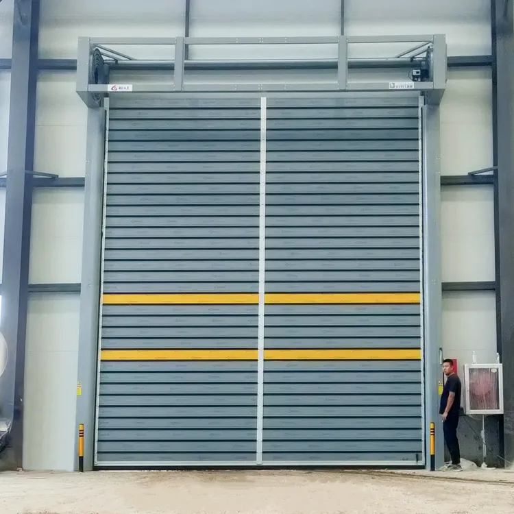 Seppes Supply Hard Aluminium Spiral High Speed Doors For Factory