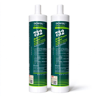 Sealant Silikon Karet Anti Selip untuk Ekstensi Rambut, Sealant RTV Transparan 732 Karet Silikon untuk Menyegel Akar Rambut Wig