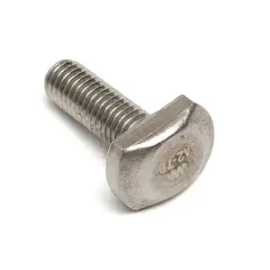 high quality factory direct sales Stainless Steel High Strength Coach Bolt M8 T-Head Bolt metal machining part