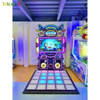Panneau lumineux de scène LED disco de 55 pouces, tapis interactif vidéo, discothèque, piste de danse LED, arcade, jeu à pièces