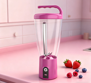 150W Heavy Duty Portable <b>Blender</b> 1000ml USB Rechargeable Battery Cordless <b>Juicer</b> Ice Crushing Chopping 6 Blades SUS304 Stainless - Product Image 6