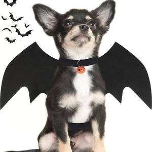 Leuk dierenkostuum vleermuisvleugels voor kleine honden & katten Halloween-kostuum - effen kleur modern design cosplay stijl comfortabele pasvorm - Product Image 4