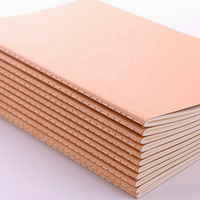 Carnet de croquis vierge en papier kraft écologique à reliure spirale bon marché avec pages à feuilles mobiles pour l'école