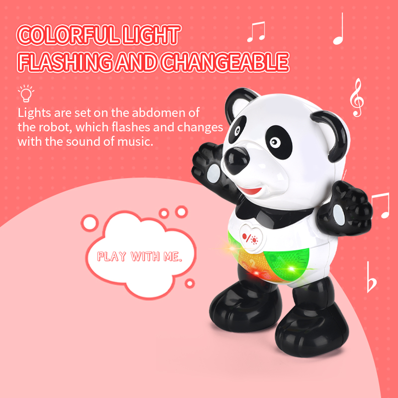 Most Popular Kids Music Educational Toys Set Lights And Music Happy Panda Toys