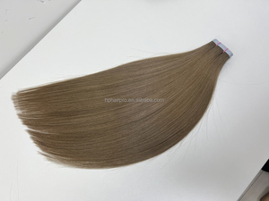 Nastro invisibile di qualità di lusso trama 100% <span class=keywords><strong>capelli</strong></span> umani a doppio <span class=keywords><strong>colore</strong></span> marrone <span class=keywords><strong>cenere</strong></span> 20 pollici 100g nastro lungo nella trama dei <span class=keywords><strong>capelli</strong></span> in magazzino - Product Image 5