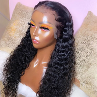Perruques sans colle en cheveux humains, Lace Front HD brésilienne, cheveux péruviens, cuticules alignées, cheveux bruts, perruques Full Frontal Lace
