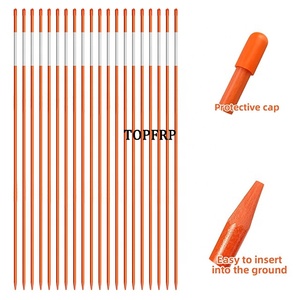 Poteaux réfléchissants en fibre de verre de haute qualité pour marquage de voies d'accès - Product Image 2