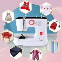 Machine à coudre surjeteuse Fabricants 12 modèles Vente en gros de mini machines à coudre électriques domestiques à alimentation directe par points