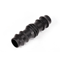 Accessoires de tuyauterie droite 20PE pour irrigation, raccord à barbillon droit, fournitures de jardinage pour serres AT765 Noir