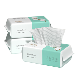 Serviette douce pour le visage 20x20cm, lingettes nettoyantes extra douces pour les soins de la peau, usage domestique - Product Image 1