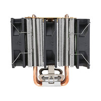 Refroidisseur de processeur de haute qualité, 6 caloducs, trois ventilateurs de refroidissement avec éclairage RVB, compatible LGA 1150 1200 AM4 AM3 CPU