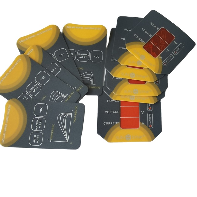 Gray Polycarbonate Home Appliance Control Panel Keycaps PC/PET Graphic Overlays Raised Push Buttons Membrane Switch Overlay