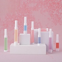 Flacon PP cosmétique double compartiment 4ml pour mélange eau-poudre et 7ml pour poudre lyophilisée liquide, idéal pour les soins de la peau