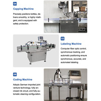 Ligne de production de remplissage d'eau minérale en bouteille plastique entièrement automatique ORME, haute efficacité, buse de remplissage personnalisable, Chine