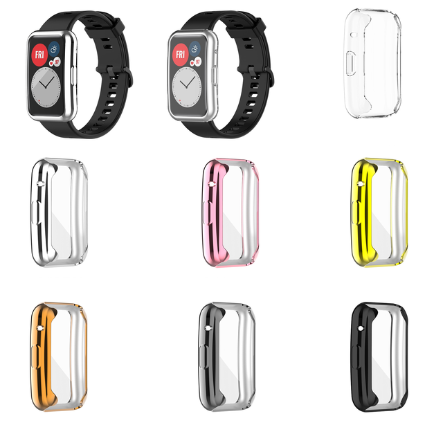 Soft TPU High Definition Clear Protective Film for Huawei Watch Fit Special Edition Full Screen Protector Cover Case