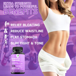 OEM Koop Bulk Hoge Kwaliteit Probiotica Softgel met CLA Complex Ondersteunt Verlichting Opgeblazen Gevoel Vermindert Taille Plat Buikje Softgel - Product Image 6