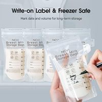 7oz accessoires d'allaitement de haute qualité sacs de stockage de collations alimentaires pour bébés sacs de stockage de lait maternel jetables