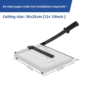 เครื่องตัดกระดาษแบบมืออาชีพ Cx Manufacturer สำหรับงานขายส่ง ตัดกระดาษได้ขนาด A4/A5/B5 ความแม่นยำ 0.1 มม. แบบกิลโยตีน สำหรับสำนักงานและงานฝีมือ - Product Image 3