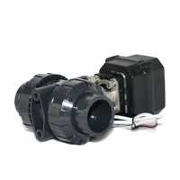 Petite Mini vanne électrique UPVC CR202 110V 220V 230V N/O Normalement OUVERT 2 voies Gaz Air Motorisé Vanne à ouverture rapide de deux secondes