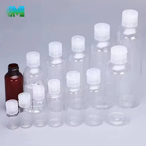 Bouteille transparente Flip Top 5ml Squeeze Lotion Désinfectant pour les mains <span class=keywords><strong>Pot</strong></span> En <span class=keywords><strong>Plastique</strong></span> Rond Huile De Massage Garrafa De Plastico Bouteilles En <span class=keywords><strong>Plastique</strong></span> - Product Image 2