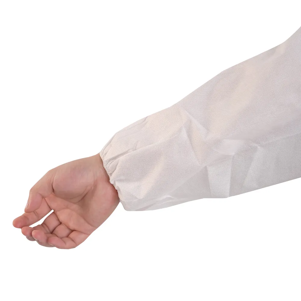 بيع بالجملة ملابس عمل بيضاء عالية الجودة سميكة مضادة للبكتيريا مع المعطف الأكثر مبيعًا في المصنع