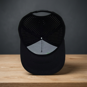 Custom 3D Puff Embroidery Logo Laser Cut Holes Snapback <b>Cap</b> Adjustable Breathable <b>Waterproof</b> Unisex Sports Casual Golfing <b>Cap</b> - Product Image 5