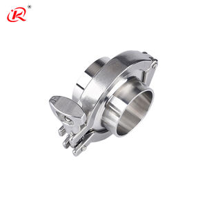 KQ Sanitary Ss 304 316 Heavy Duty Instalación rápida Acero inoxidable Triclamp Tri Clover Férula Accesorios de tubería Tri Clamp - Product Image 3