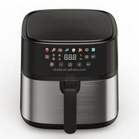 Friteuse à air numérique Aifa Home Kitchen avec écran tactile, contrôle précis de la température, menus multiples