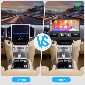 17" Touch Screen Multimedia Android Car Radio for Toyota Land Cruiser LC200 2016 2020 GXR VXR Carplay Navigation <b>Auto</b> Head Unit - Product Image 4