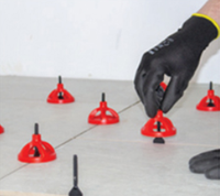 Système de nivellement de carrelage Spin Doctor à vis à tête fraisée pour sols, design moderne, en promotion