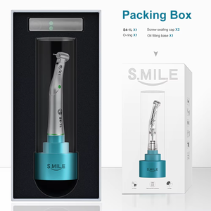 Pièce à main dentaire contre-angle basse vitesse 4:1 anneau vert optique 4 pulvérisations d'eau équipement de <span class=keywords><strong>dentiste</strong></span> série sourire tabouret de <span class=keywords><strong>dentiste</strong></span> S4-1L - Product Image 6