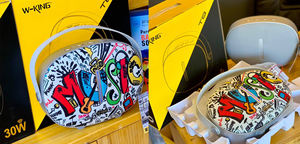 ลำโพงบลูทูธไร้สาย WKING <span class=keywords><strong>T8</strong></span> รุ่นขายดี เสียงเบสหนักแน่น สำหรับใช้ในบ้านและนอกบ้าน - Product Image 4