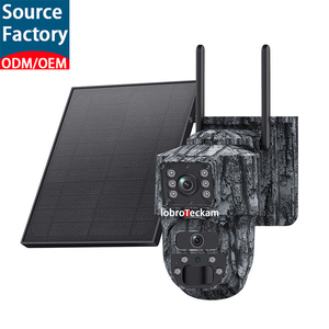 กล้องติดตามสัตว์ป่าแบบ PTZ ระบบ 4G พลังงานแสงอาทิตย์ พร้อมเลนส์คู่ ลายพราง  ติดตามอัตโนมัติ สำหรับการรักษาความปลอดภัยและการสังเกตสัตว์ป่า - Product Image 5