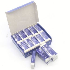 Gomme à effacer rectangulaire en plastique blanc souple pour l'école, le bureau, les examens, l'art, le dessin et la correction - Article promotionnel - Product Image 3