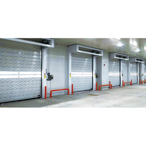 Chất lượng cao Windproof hợp kim nhôm cán màn trập cửa tự động Roll-up cửa nhà để xe cho sử dụng ngoài trời - Product Image 1