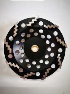 Zigzag Segment 12 H 5-7Inch Top Bê Tông Tích Cực Mài Bánh Xe Cup - Product Image 5