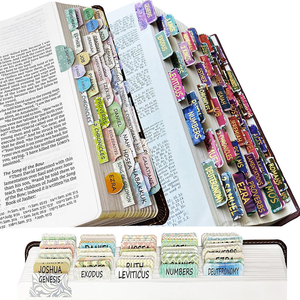 Etiquetas de índice personalizadas, pegatinas bíblicas para mujeres y hombres, pegatinas decorativas duraderas impermeables personalizadas para <span class=keywords><strong>revistas</strong></span> - Product Image 1
