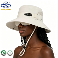 Chapeaux Bob Décontractés OEM Premium Anti-UV Respirants avec Sangle Mentonnière Ajustable pour Randonnée et Voyage en Extérieur – Idéaux pour l'Été