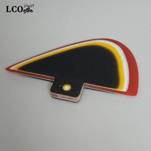 Planche de bodyboard en fibre de verre, petite, trois pièces, modèle B5, avec ailerons de queue et aileron central, dotée de connecteurs FCS1 - Product Image 3