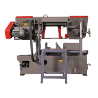 Scie à ruban CNC entièrement automatique pour couper les métaux Machine de découpe mentale intelligente et horizontale avec pince hydraulique