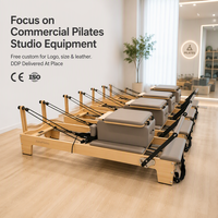 Studio de Pilates commercial, salle de sport, studio de yoga, Reformer Pilates haut de gamme personnalisé, usine de fabrication de matériel en bois à vendre