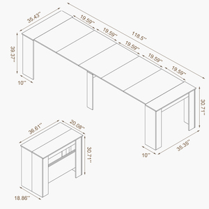 <span class=keywords><strong>Table</strong></span> à manger pliante multifonctionnelle en bois de haute qualité <span class=keywords><strong>pour</strong></span> restaurant et salon - Product Image 2
