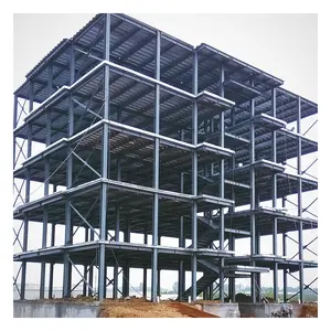 New design fast assemble durable multi storey structural steel prefab high rise commercial office