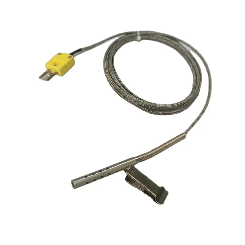 Type K 6.5*54mm sur mesure avec thermocouple à clip