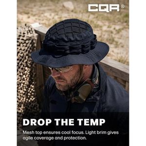 Sombrero táctico personalizado para hombre, transpirable, de malla, tipo bucket, para caza, senderismo, pesca y actividades al aire libre. - Product Image 5