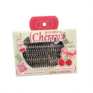 Extensions de cils artisanales personnalisées en gros, effet <span class=keywords><strong>3D</strong></span>, cils en grappe de vison synthétique segmentés, nouvelle collection, marque privée, Cils CC pour courbure - Product Image 6