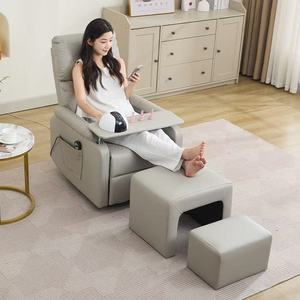 Canapé de salon de manucure Space Capsule, fauteuil de beauté et d'extension de cils, canapé simple inclinable pour bain de pieds, canapé électrique relaxant - Product Image 1